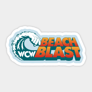 WCW Beach Blast Sticker